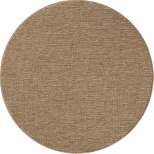 Seyran Halı  India Bej Daire Halı Salon Oturma Odası Çocuk Odası Yatak Odası Halısı 670