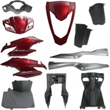 Motobisavm Kaporta Set [bordo] [yeni Model] Honda Actıva S