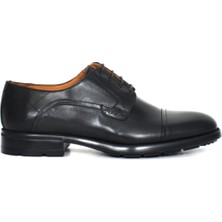 Tuna Deri Kahverengi Klasik Erkek Ayakkabı Bağcıklı Eva Taban Rahat Kullanım İçin