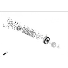 Hero Hr-Ort F2658 x Pulse Debriyaj Saçı Adet