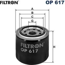 Filtron OP617 Yag Filtresi 0000230370 00014145 00650306