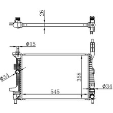 Oris BFR176026 Motor Radyatoru 1830143 BV618005BC