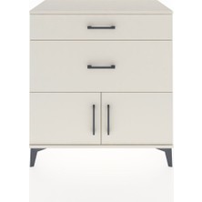 Dienni Hyperion Şifonyer 2 Çekmeceli 2 Kapaklı 88X44X96 Aytaşı-Aytaşı