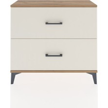 Dienni Arges Şifonyer 2 Çekmeceli 88X30X80 Çam-Aytaşı