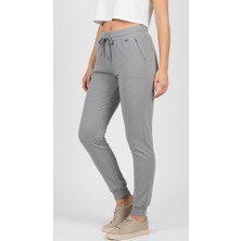 Balkonda Eşofman Altı Pamuklu Slim Fit Lastikli Paça Küçük Kalıp Unisex
