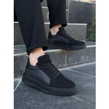 Khi-Zai KB-046 Kuback Siyah Paraşüt Siyah Yüksek Taban Günlük Spor Ayakkabı