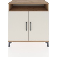 Dienni Hyperion Şifonyer Tek Raflı 2 Kapaklı 88X44X96 Çam-Aytaşı