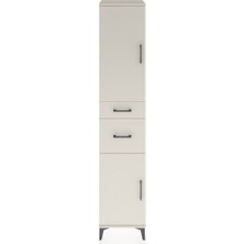 Dienni Hyperion Dolap 4 Raflı 2 Çekmeceli 2 Kapaklı 44X44X221 Aytaşı-Aytaşı