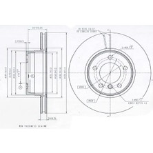 MGA 50552 Fren Diski On 34116764021 (2 Adet Fiyatıdır)