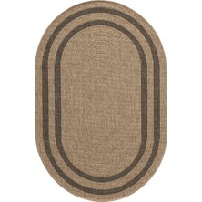 Seyran Halı  India Siyah Oval Halı Salon Oturma Odası Çocuk Odası Yatak Odası Halısı 668