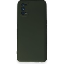 Techno Guru Realme 7 Pro Kılıf Içi Kadife Kaplı Nano Silikon Kapak - Koyu Yeşil