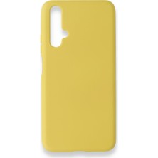 Royal Case Huawei Nova 5t Içi Kadife Kaplı Esnek Silikon Kapak Ryc/ Nano Lansman