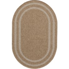 Seyran Halı  India Beyaz Oval Halı Salon Oturma Odası Çocuk Odası Yatak Odası Halısı 668