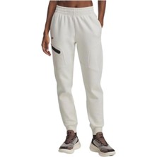 Under Armour Unstoppable Flc Jogger 1379846-110 Beyaz Eşofman Altı