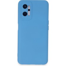 Techno Guru Realme 9i 4g Kılıf Içi Kadife Kaplı Nano Silikon Kapak - Mavi