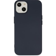 Techno Guru iPhone 15 Kılıf Içi Kadife Kaplı Nano Silikon Kapak - Lacivert