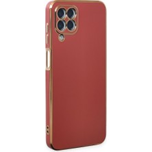 Royal Case Samsung Galaxy M33 Kılıf Şık ve Parlak Silikon Kapak Ryc/volet