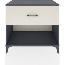 Dienni Hyperion Şifonyer Tek Çekmeceli 88X44X80 Antrasit-Aytaşı
