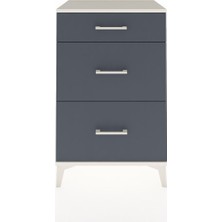 Dienni Hyperion Komodin 3 Çekmeceli 60X44X96 Aytaşı-Antrasit