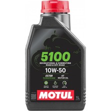 Motul 5100 10W-50 4t 1 Lt Yarı Sentetik Ester Teknolojili Yüksek Performanslı Motosiklet Motor Yağı