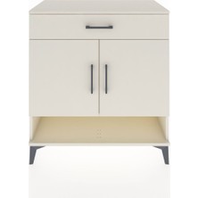 Dienni Hyperion Şifonyer Tek Raflı Tek Çekmeceli 2 Kapaklı 88X44X96 Aytaşı-Aytaşı