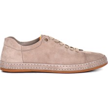 Tuna Bej Hakiki Nubuk Deri Günlük Casual Erkek Ayakkabı - 245531