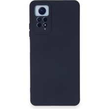 Techno Guru Redmi Note 12 Pro 4g Kılıf Içi Kadife Kaplı Nano Silikon Kapak - Lacivert