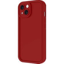 Techno Guru iPhone 13 Kılıf Kenarları Yükseltili Soft Viera Premium Silikon Kapak