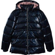 Name It Nkfmınt Puffer Jacket Shı Mavi Kız Çocuk Mont