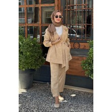 Omelya Pantolonlu Takım 26KZ10127 Bej