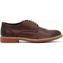 Tuna Hakiki Deri Kahverengi Casual Erkek Ayakkabı Rahat Tpu Taban - 2650