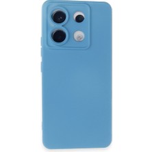 Techno Guru Redmi Note 13 Pro 5g Kılıf Içi Kadife Kaplı Nano Silikon Kapak - Mavi