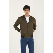 Comstar Erkek Dar Kesim Nubuk Süet Astarsız Likralı Su Itici Kolej Ceket