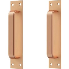 Microcase Alüminyum Dış Mekan Iç Mekan Kapıları Çekmece Dolap Kapı Kulpu 2 Adet AL5370