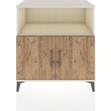 Dienni Hyperion Şifonyer 2 Raflı 2 Kapaklı 88X44X96 Aytaşı-Çam