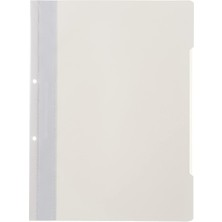 Leitz Telli Dosya, 10 Adet, 50'li Paket, A4, 2 Delikli, Gri