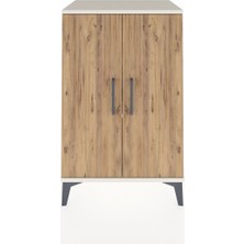 Dienni Hyperion Komodin 2 Raflı 2 Kapaklı 60X44X96 Aytaşı-Çam