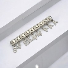 Satürn Silver Kuyumculuk Kişiselleştirilebilir Dilediğini Yazdır Çelik Italyan Charm Bileklik Ek Linki