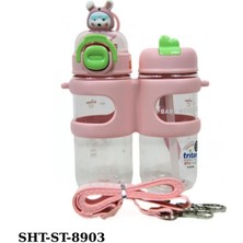 Shotay ST-8903 330ML+450ML Çift Kullanım Pipetli Matara