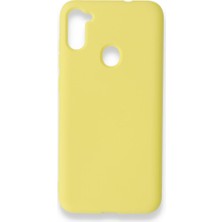 Royal Case Samsung Galaxy A11 Içi Kadife Kaplı Esnek Silikon Kapak Ryc/ Nano Lansman