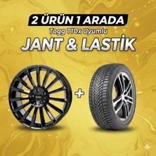Nokian Tyres Togg T10X Uyumlu 225/60R18 Dört Mevsim Lastiği 4 Adet YILI:2025 + CA178018 B 18"jant 4 Adet