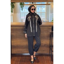 Venöve Jayla Pantolonlu Takım 26FWCEK0004 Siyah