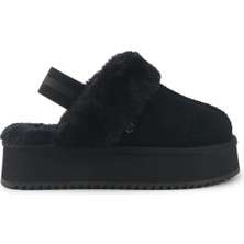 Lumberjack Golda 5pr Siyah Kadın Terlik Süet Malzeme ile Rahat ve Şık Tasarım