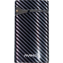 Parmida Perde Alev Siyah Karbon Desenli Puro Çakmağı