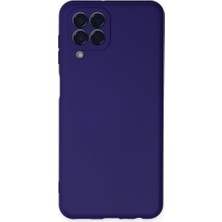Techno Guru Samsung Galaxy M33 Kılıf Içi Kadife Kaplı Nano Silikon Kapak - Mor