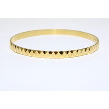 Kızılay Kuyumcusu 22 Ayar Altın Piramit Model Bilezik 16.23 gr