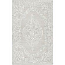 Seyran Halı Viyana Beyaz Halı Akrilik Halı Yumuşak Dokulu Salon Oturma Odası Yatak Odası Halısı 2310