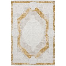 Seyran Halı Viyana Sarı Halı Akrilik Halı Yumuşak Dokulu Salon Oturma Odası Yatak Odası Halısı 2310