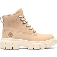 Timberland Greyfield Mıd Lace Up Bej Kadın Outdoor Bot
