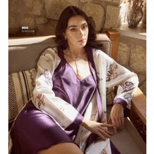 Umestyle Moongırl Kısa 2'li Saten Gecelik Takım